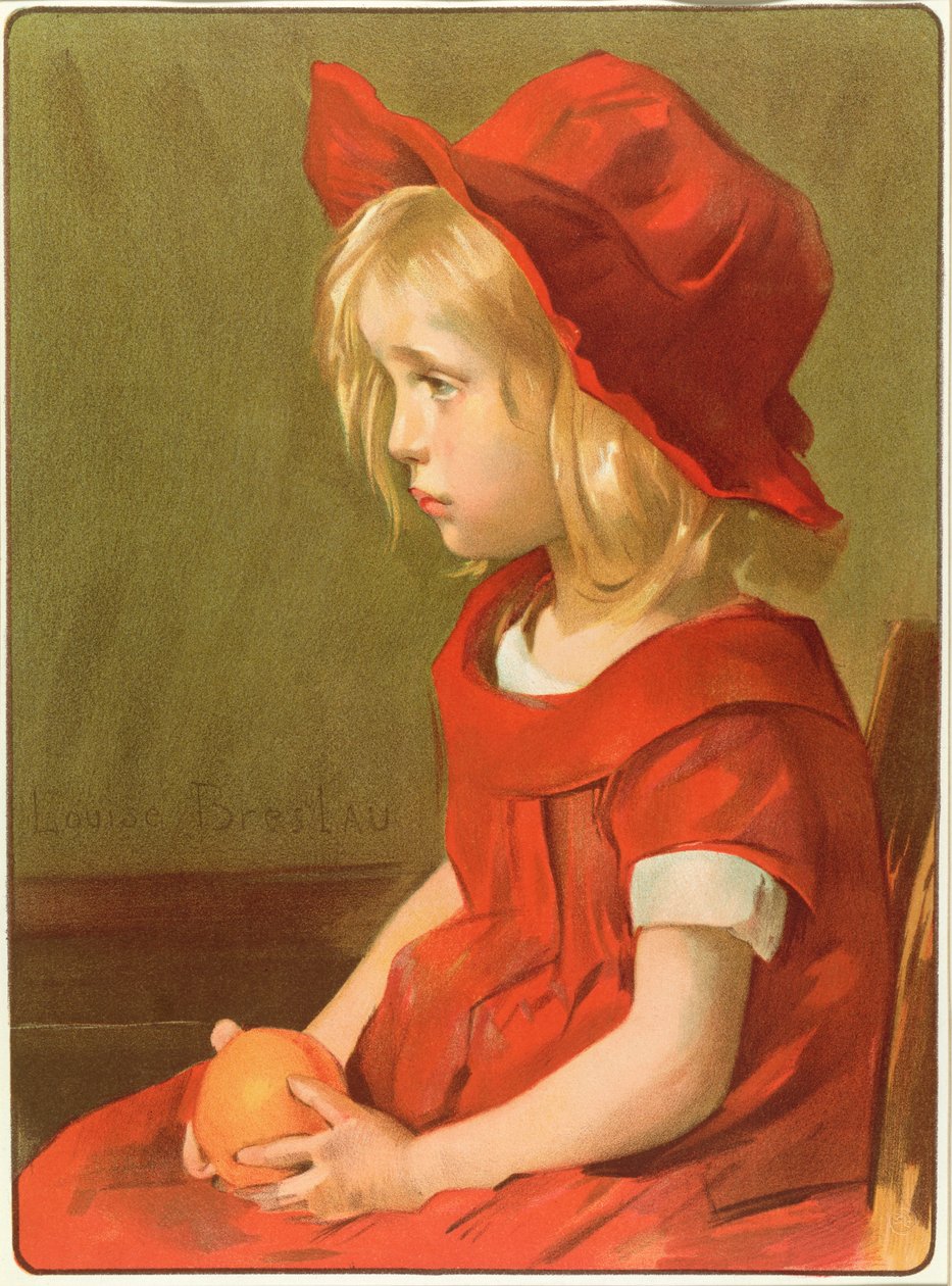 Oransje jente av Marie Louise Catherine Breslau