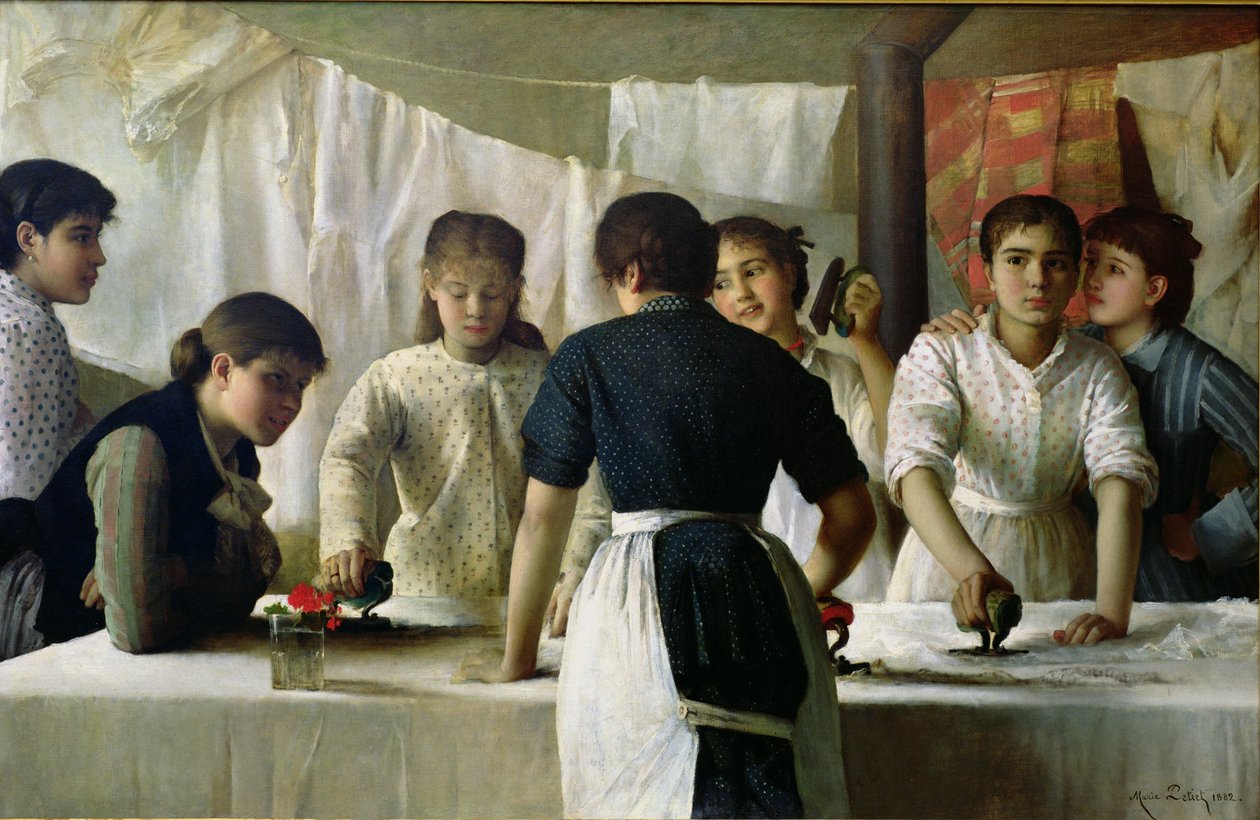 Vaskerier, 1882 av Marie Petiet