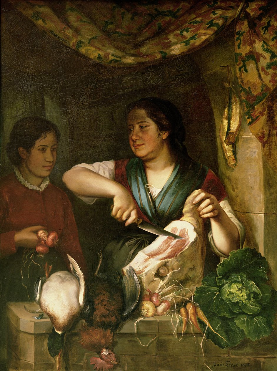 Handelskvinne, 1875 av Marie Petiet