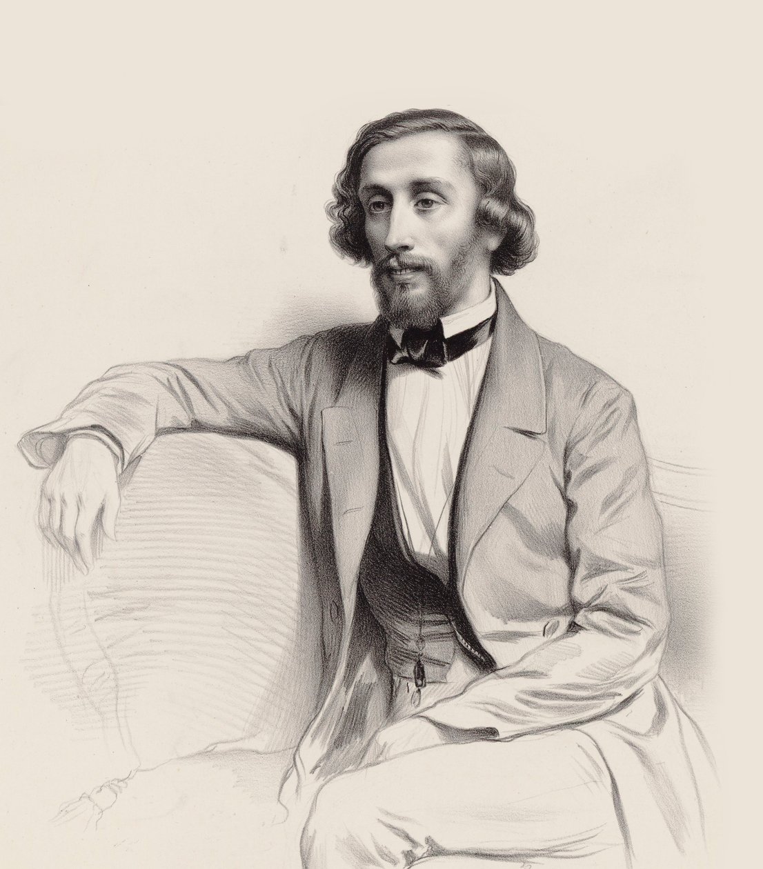 Portrait of the pianist and composer Julius Schulhoff 1825-1898 , 1854.    1150366   no       norwegian Successfully Translated  Original: Jongeman knielend bij een liefdesaltaar in een tuin Translat: Jongeman knielend bij een liefdesaltaar in een tuin 138 av Marie Alexandre Menut Alophe