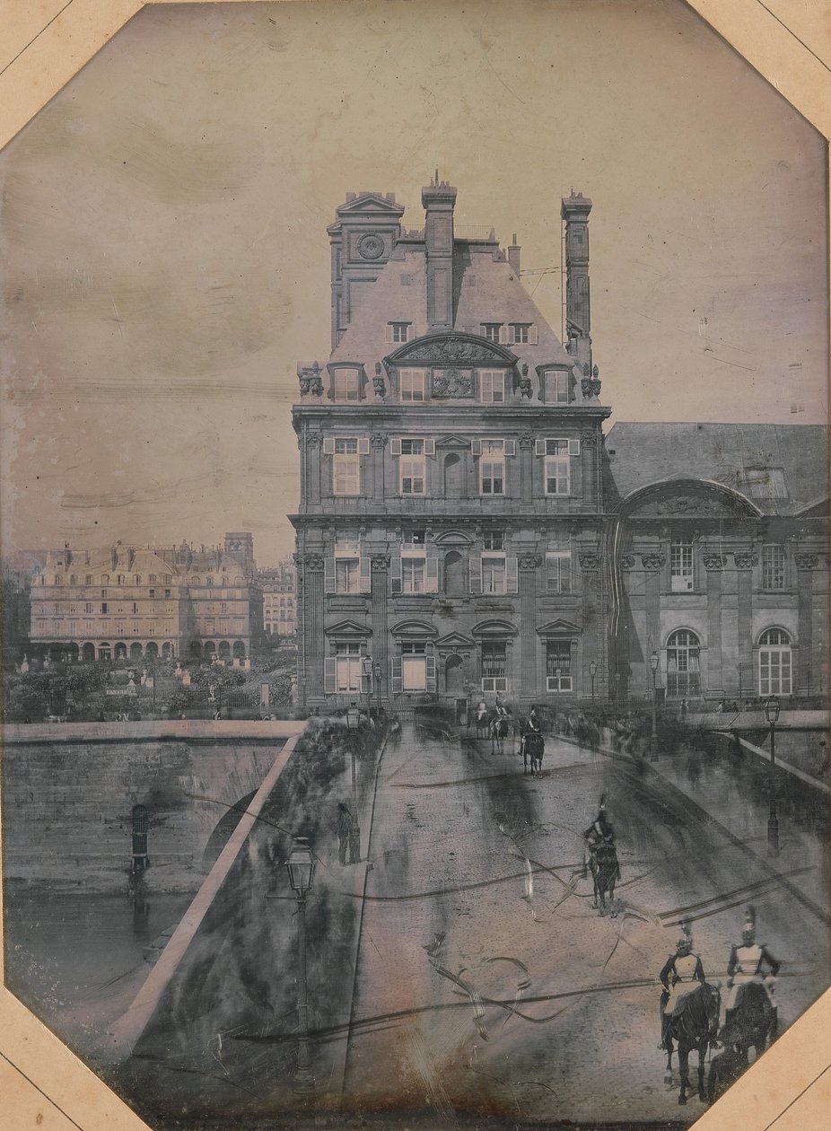 Parade på Pont-Royal, 1. mai 1844 av Marie Charles Isidore Choiselat