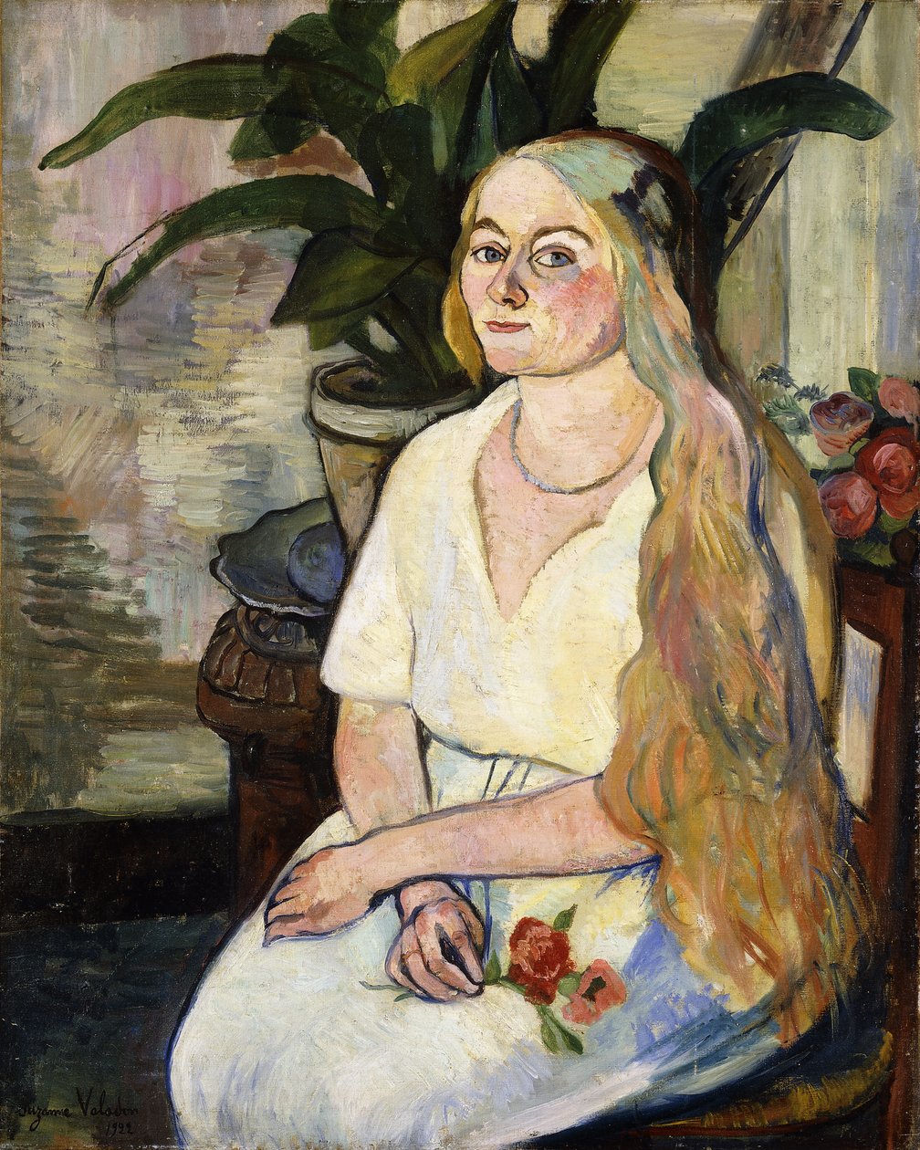 Portrett av Germaine Utter, 1922 av Marie Clementine Valadon