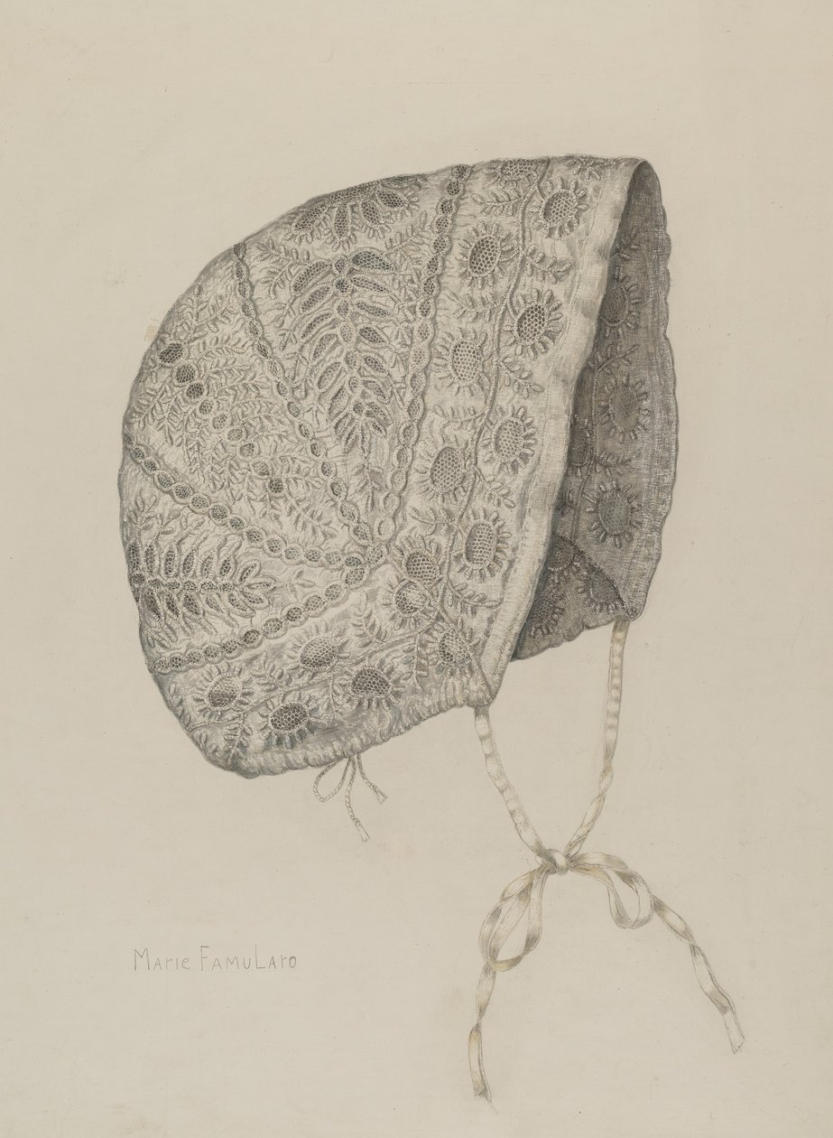 Spedbarnshette, ca. 1938. av Marie Famularo