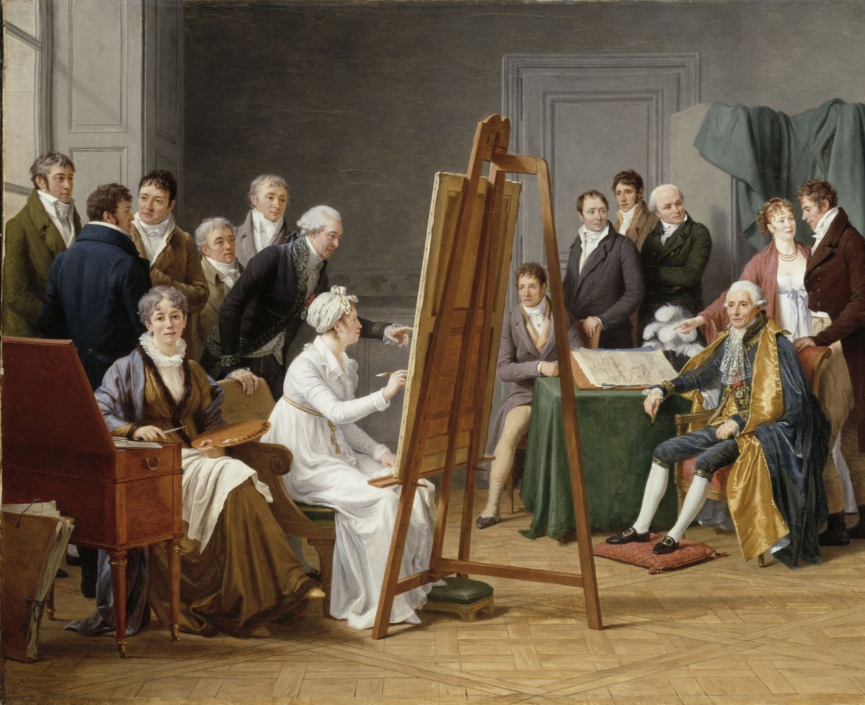 Tiden i Atelier of Madame Vincent av Marie Gabrielle Capet