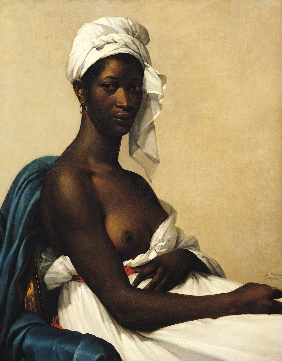 Portrett av en svart kvinne, 1799-1800, av Marie Guilhelmine Benoist