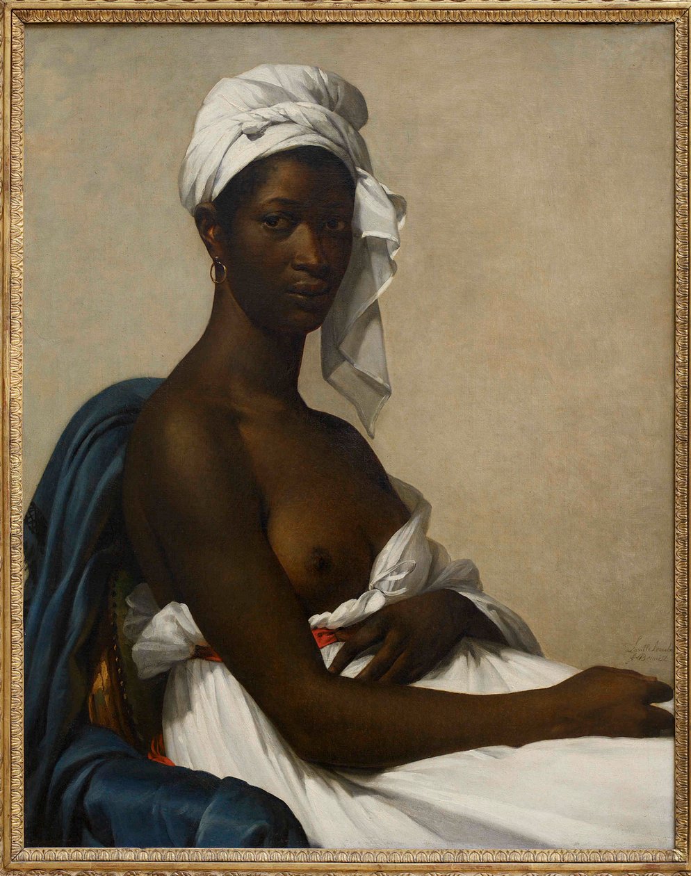Portrett av en svart kvinne, 1800. av Marie Guillemine Benoist