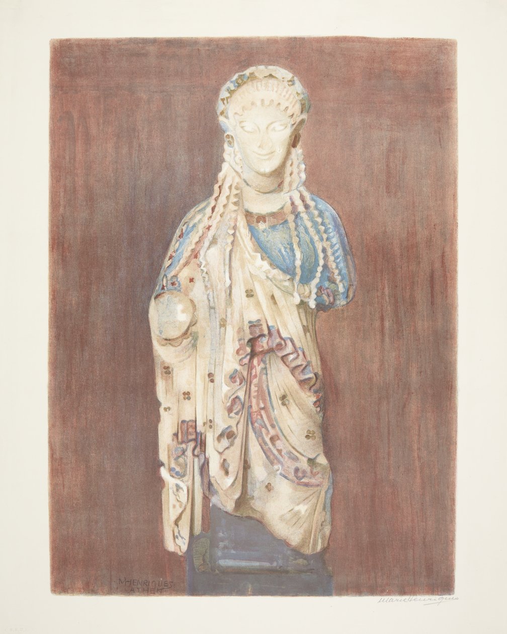 Arkaisk gresk Kore (Athen) av Marie Henriques