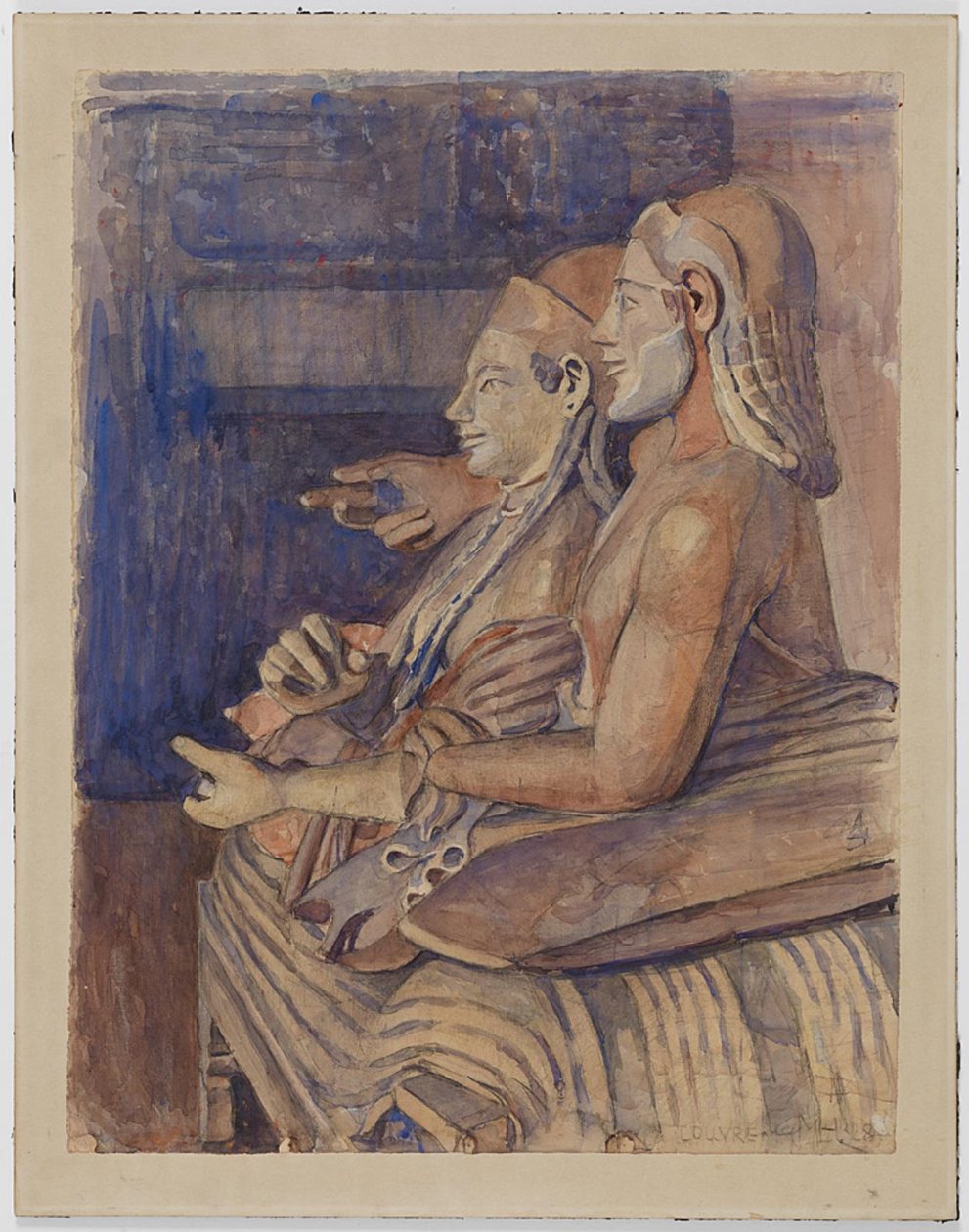 Etruskisk sarkofag i Louvre av Marie Henriques