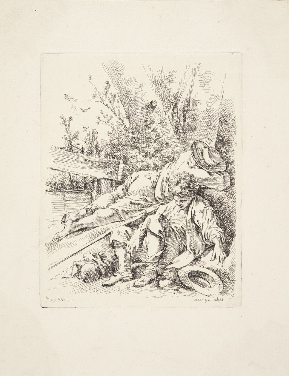 To gutter sover oppe i et tre av Marie Jeanne Boucher