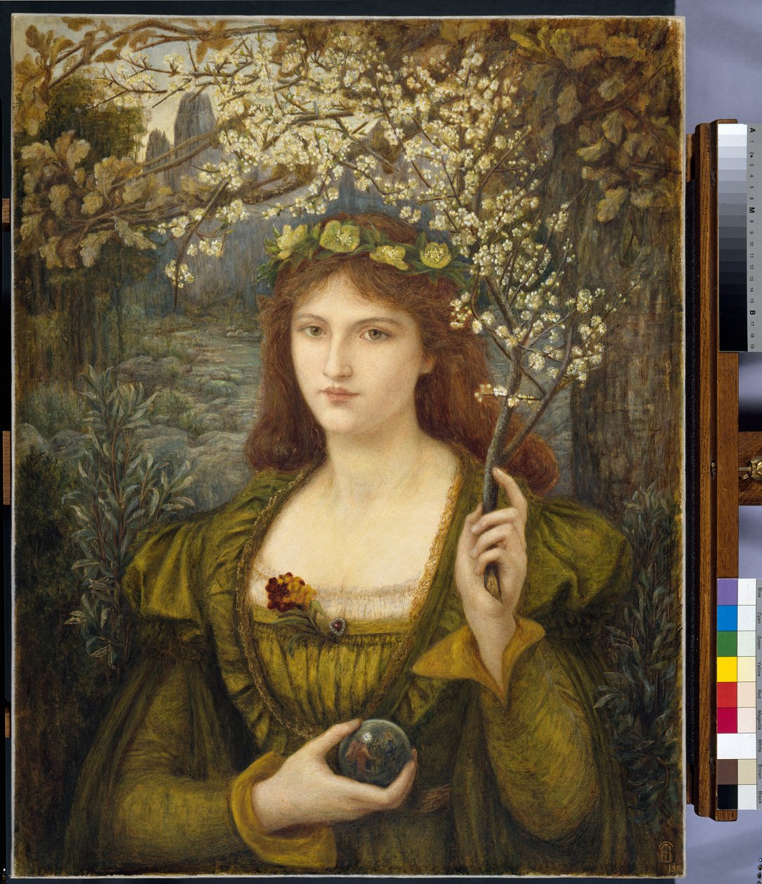 Madonna av Scrovigni-steinen av Marie Spartali Stillman