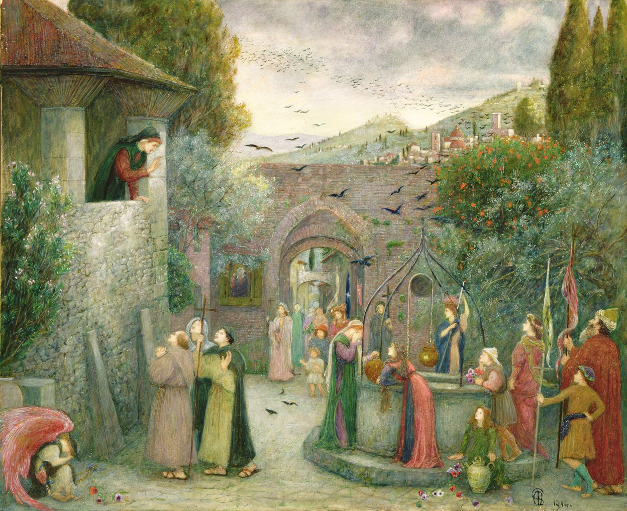 Pilegrimsfolket av Marie Spartali Stillman