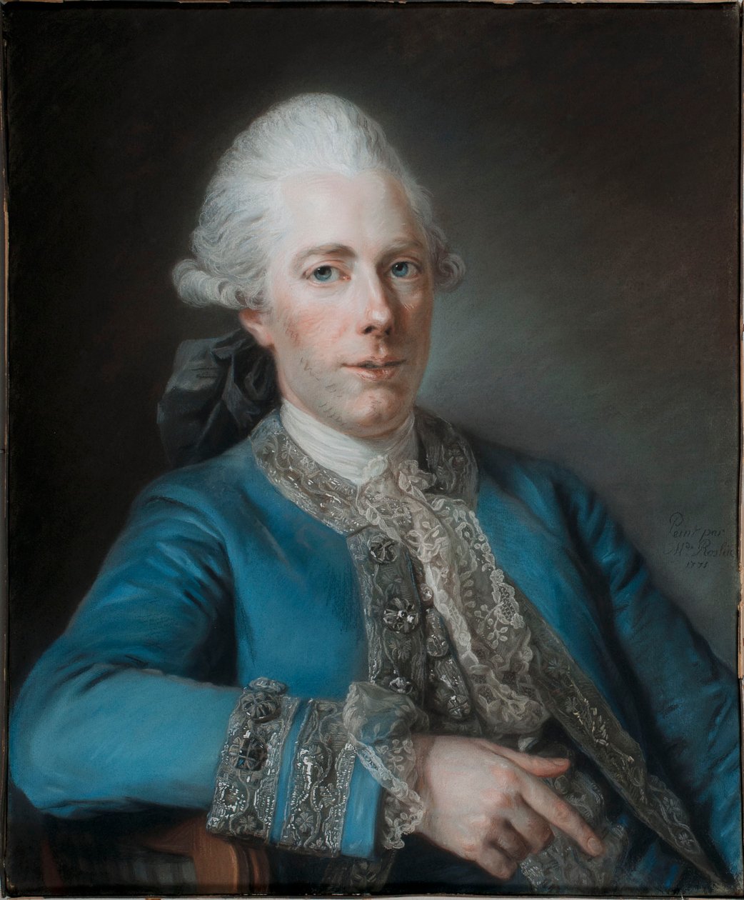 Portrett av Marie-Joseph Peyre} (1730-1785), fransk arkitekt av Marie Suzanne Giroust