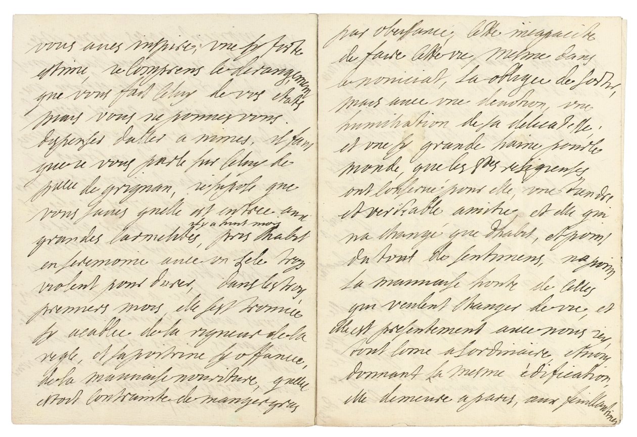 Autografbrev til Philippe Moulceau, Livry, 25. oktober 1686 av Marie de Rabutin Chantal Sévigné