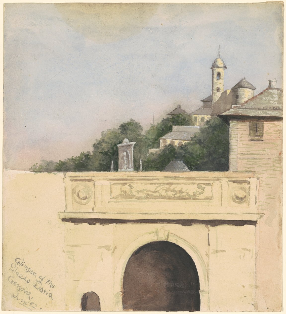 Glimt av Palazzo Doria, Genova av Marietta Minnigerode Andrews