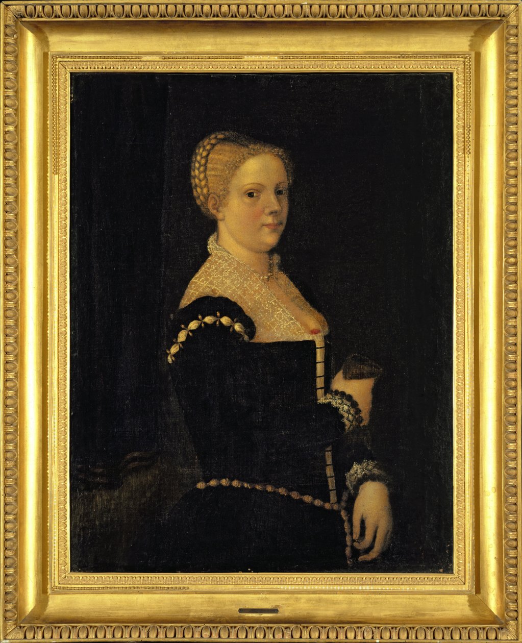 Selvportrett av kunstneren (olje på lerret) av Marietta Robusti Tintoretta
