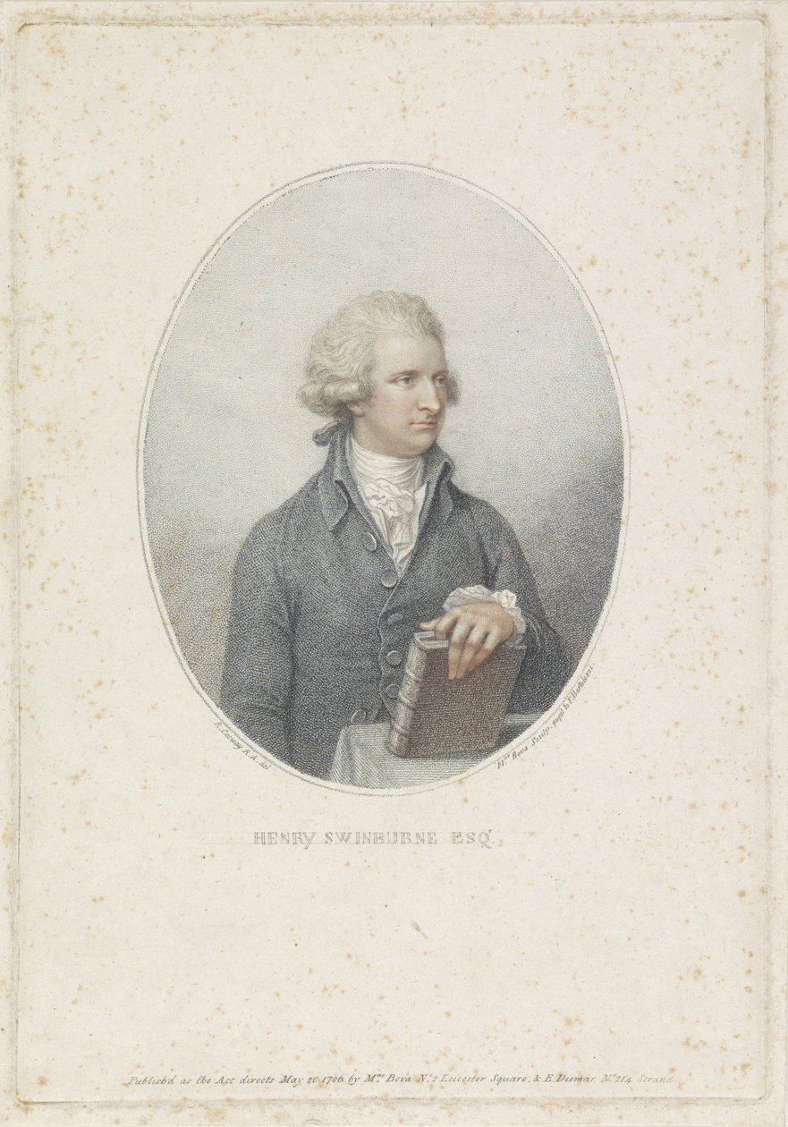 Portrett av Henry Swinburne av Marino Bovi