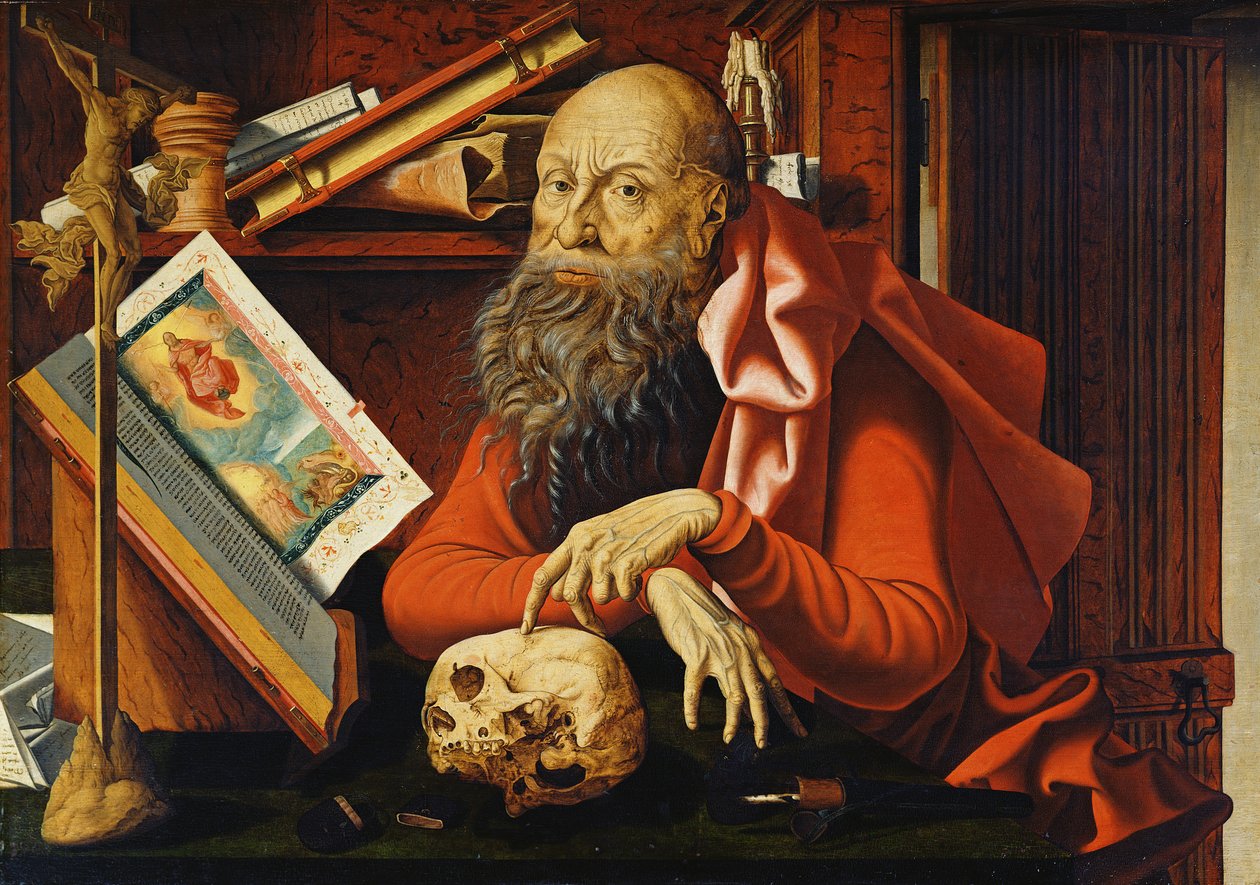 St. Hieronymus i sitt Oratorium av Marinus van Roejmerswaelen