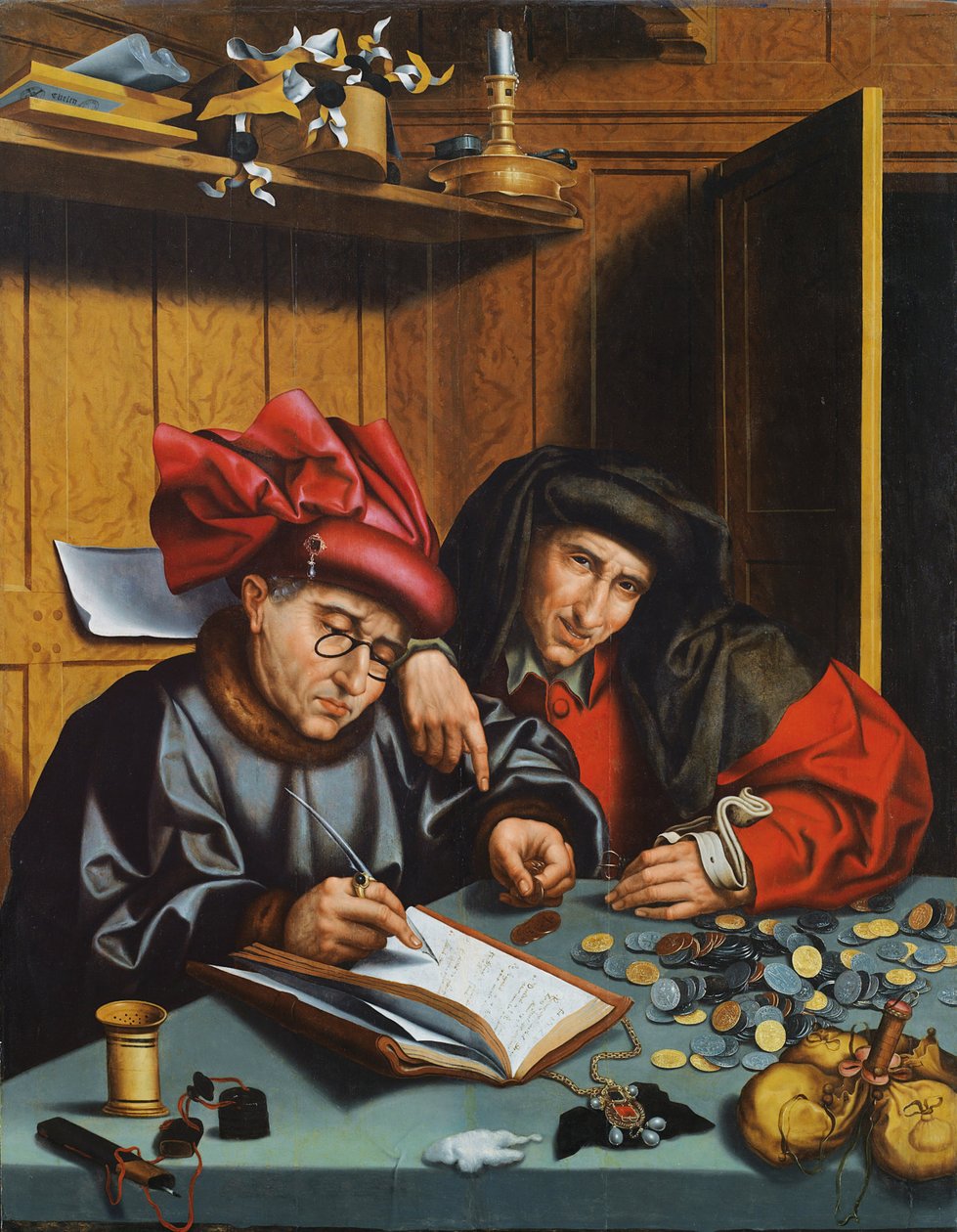 Pengeskifterne av Marinus van Roejmerswaelen