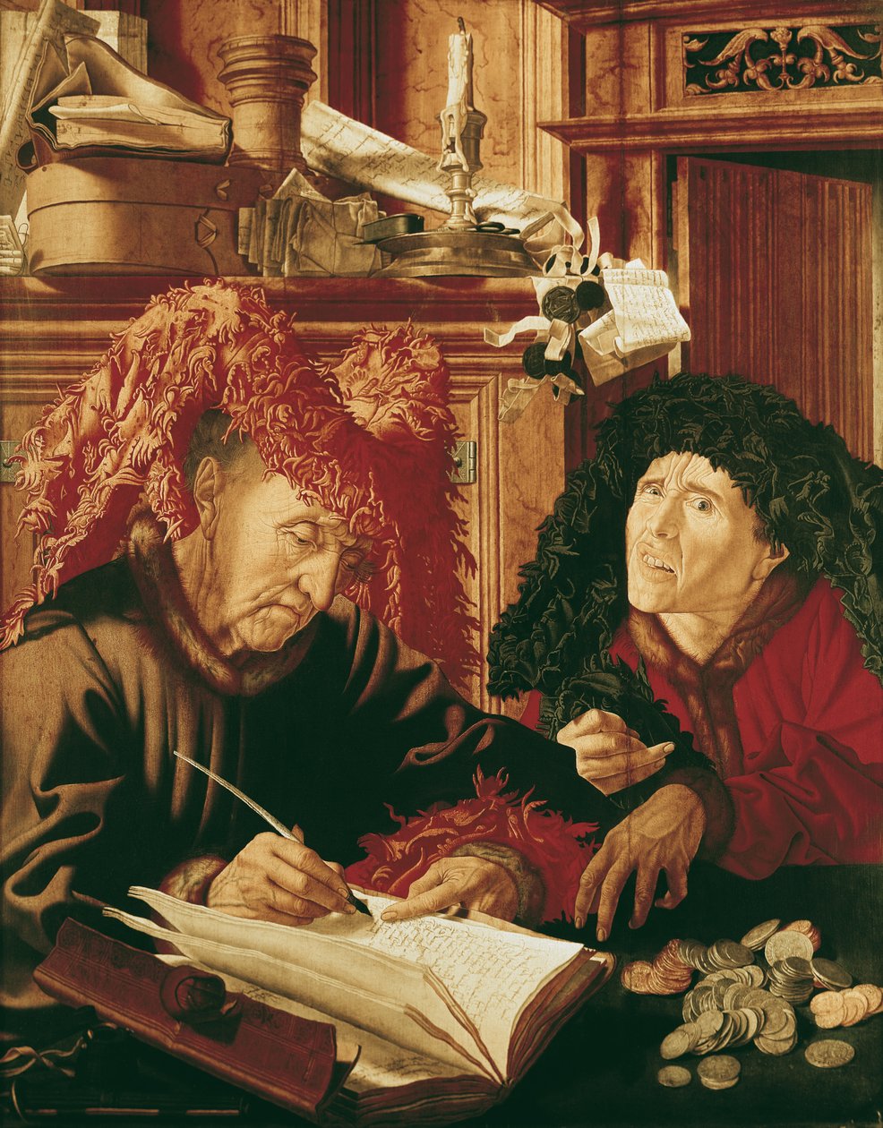 To skatteoppkrevere, ca. 1540 av Marinus van Roejmerswaelen