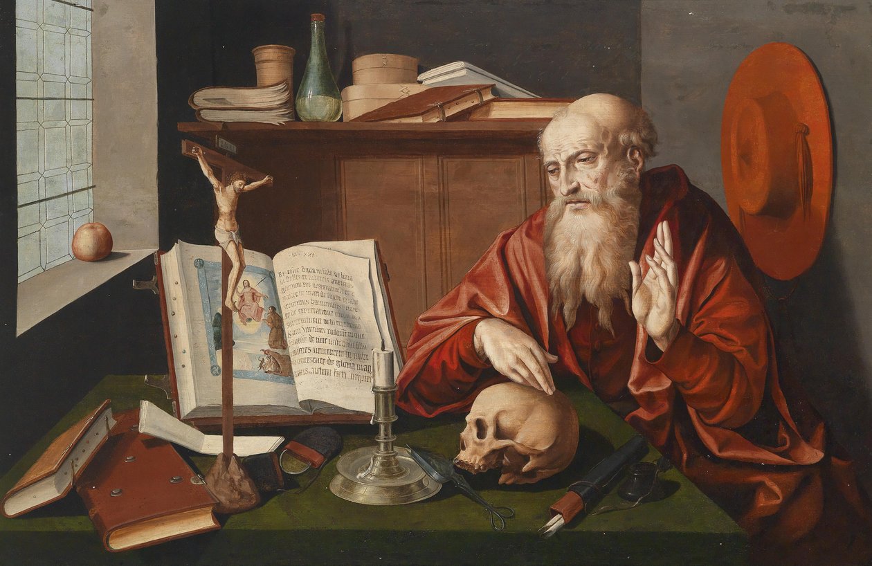 St. Jerome i studiet av Marinus van Roejmerswaelen