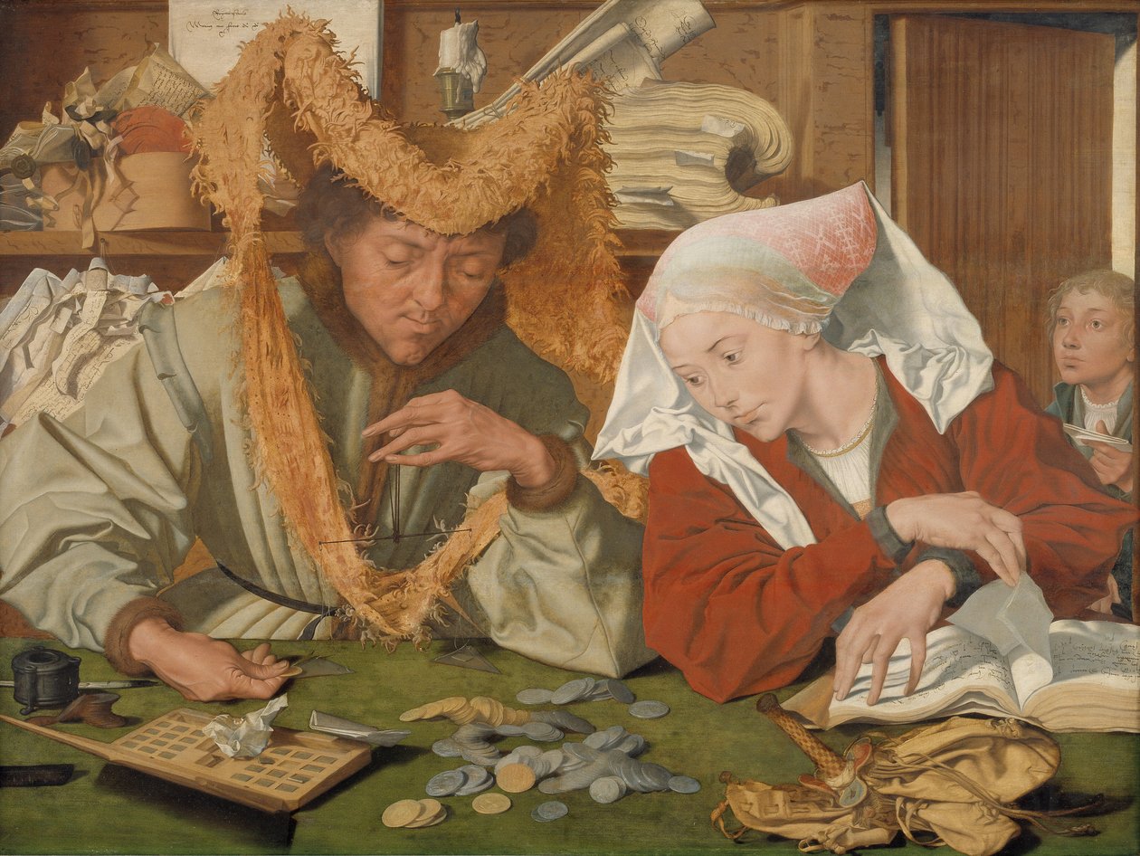 Kjøpmannen og hans kone av Marinus van Reymerswale