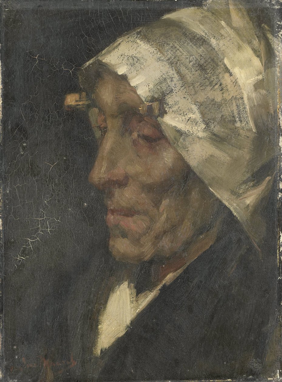 fiskerkone av Marinus van der Maarel