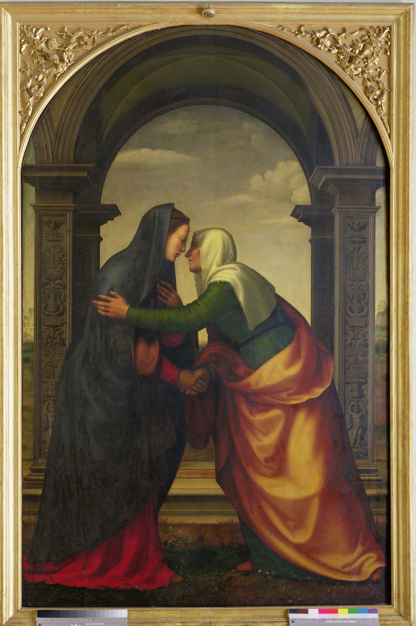 The Visitation of St. Elizabeth to the Jomfru Maria, 1503 av Mariotto Albertinelli
