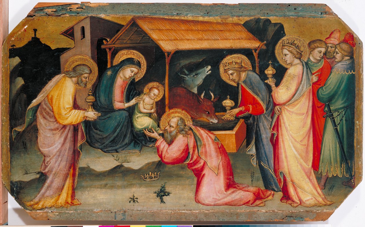 Adoration of the Magi, ca. 1405 (tempera på panel) av Mariotto di Nardo