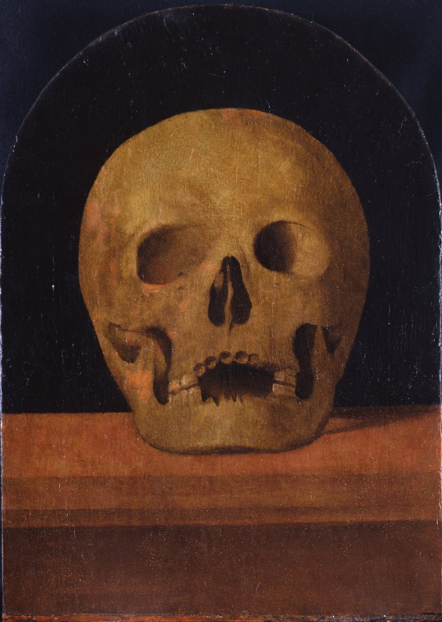Memento mori. Baksiden av triptyken, 1500 av Mariotto Albertinelli