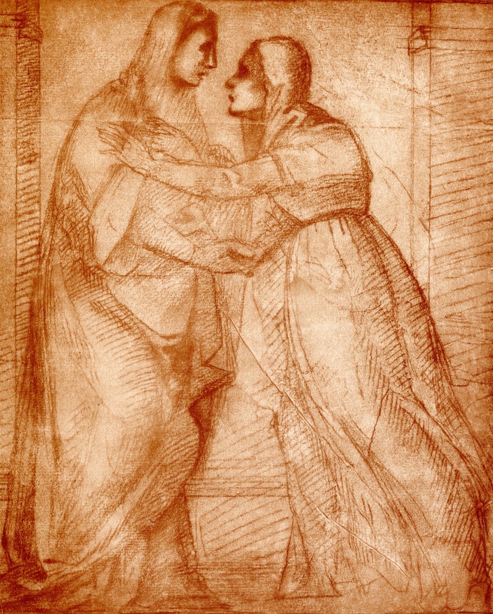 Besøk av Maria av Mariotto Albertinelli