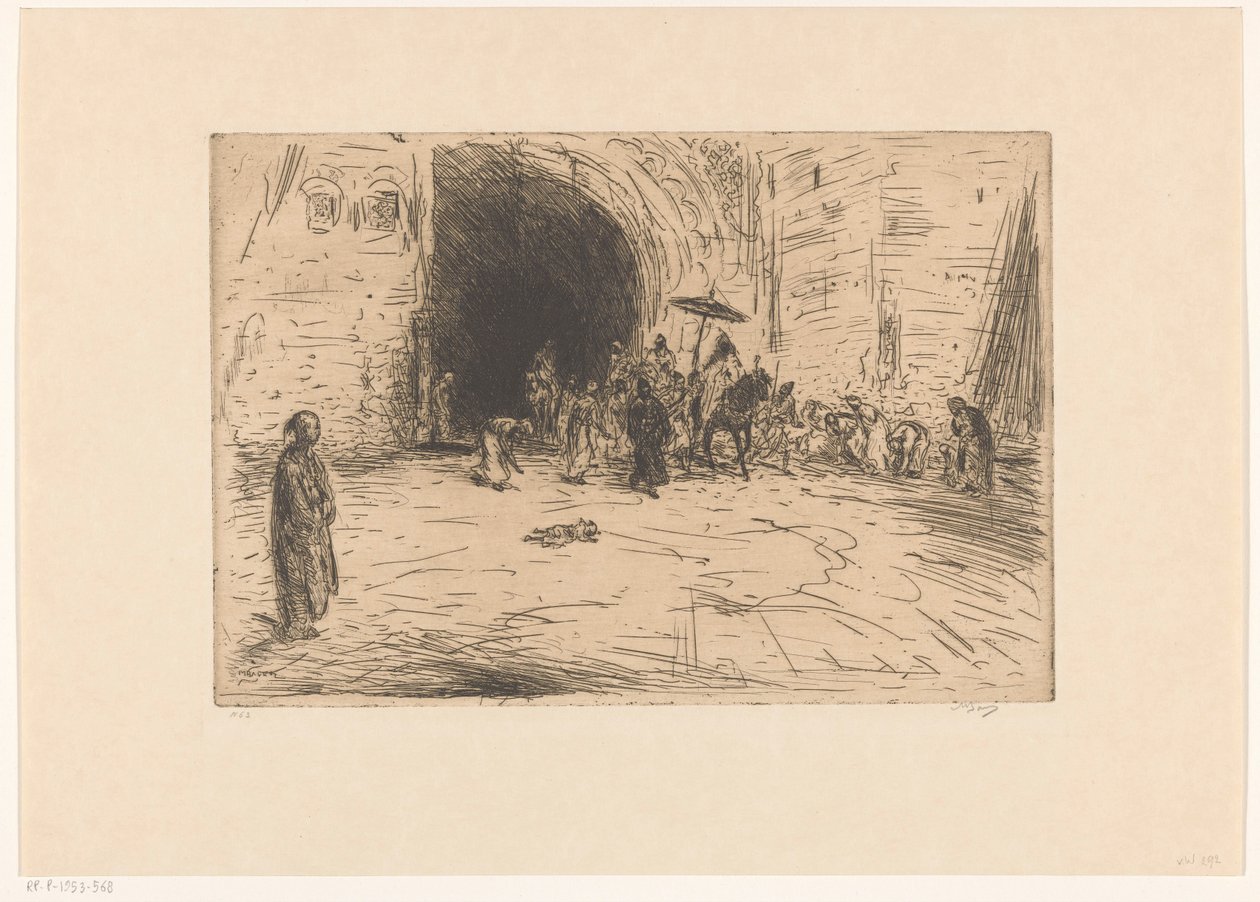 Sultan med følge av Marius Bauer (signed by artist)