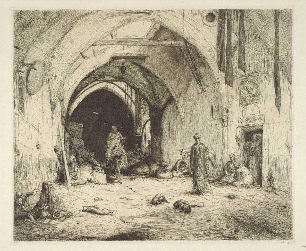 Basaren i Damaskus av Marius Bauer