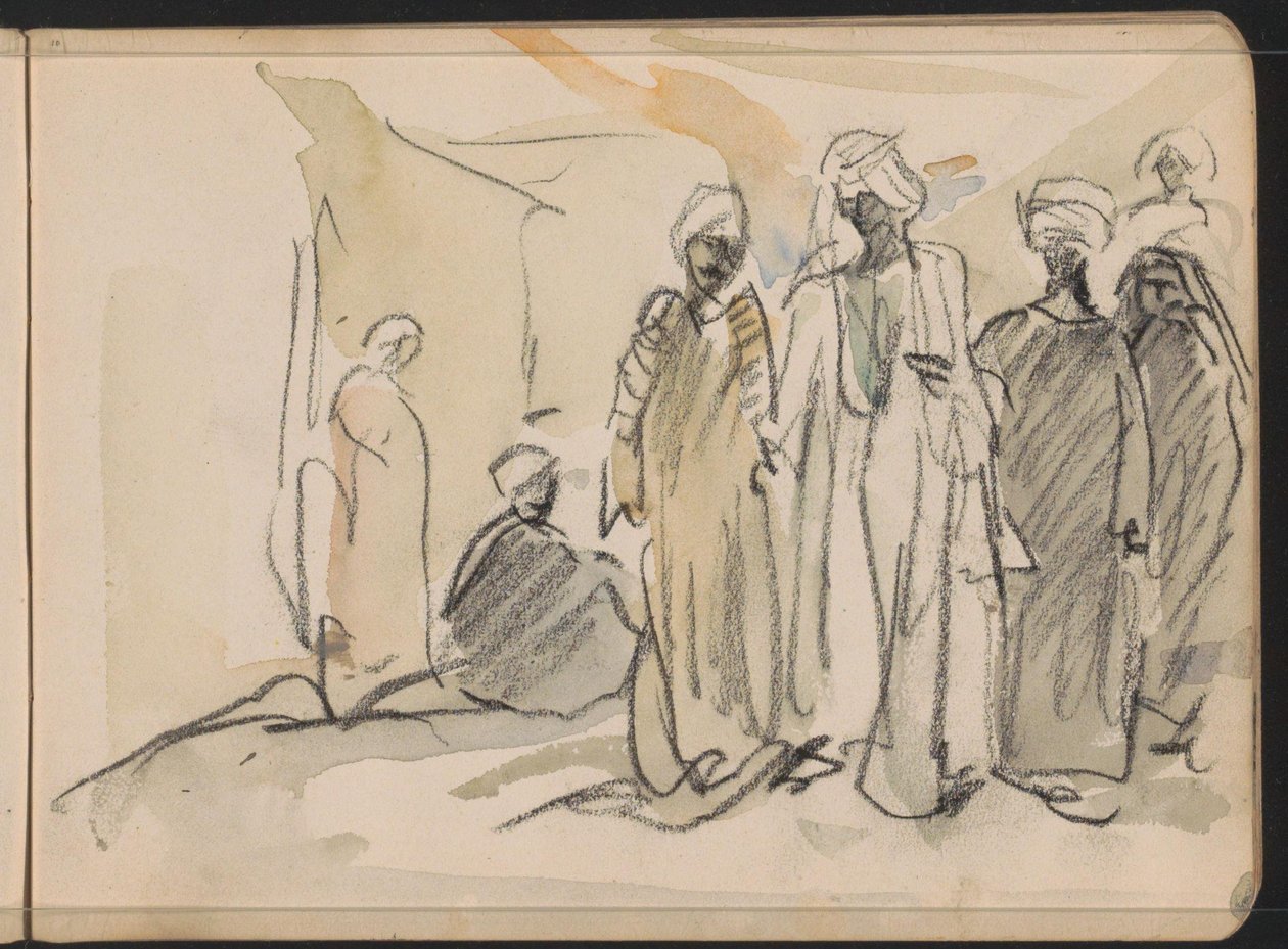 Gruppe egyptere av Marius Bauer