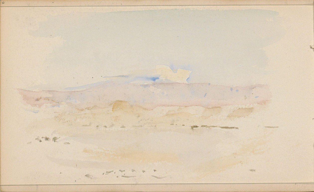 Ørkenlandskap med fjell av Marius Bauer