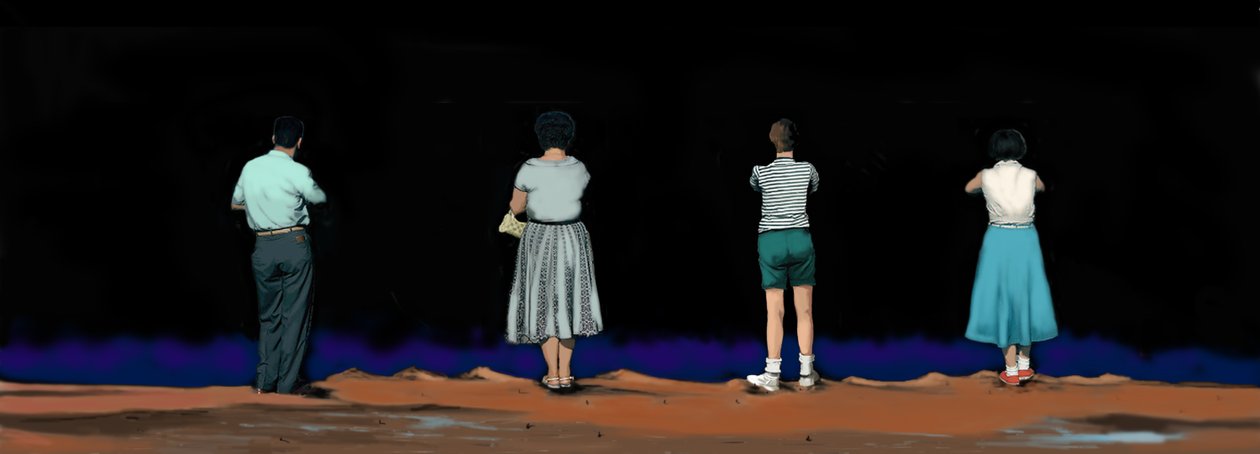 Night Lives Scene 11, 2016 (digitale medier) av Marjorie Weiss