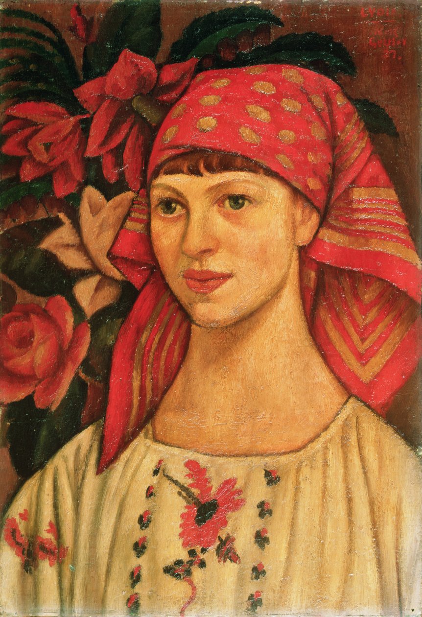 Portrett av Lydia Sherwood, 1907 av Mark Gertler