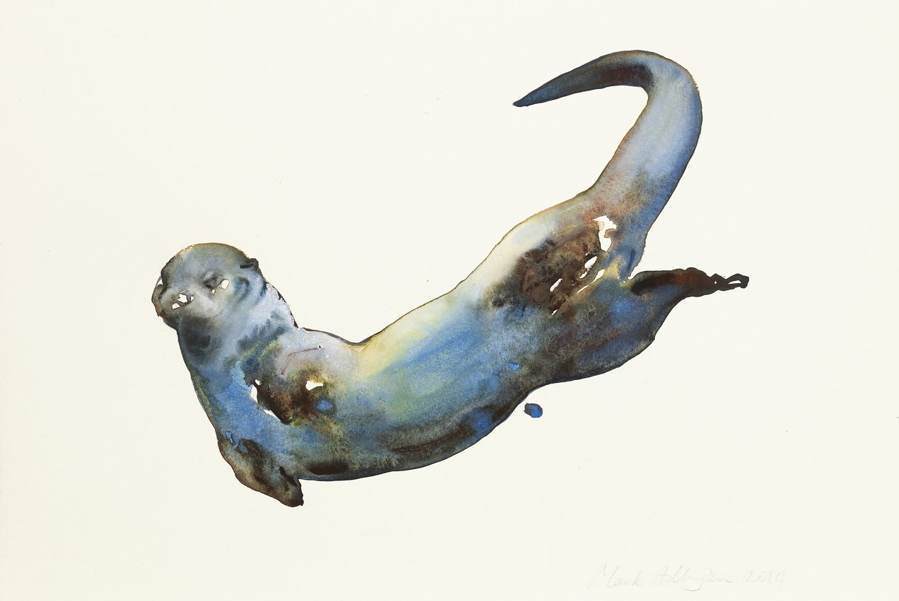Aqua, 2014, (akvarell på papir) av Mark Adlington