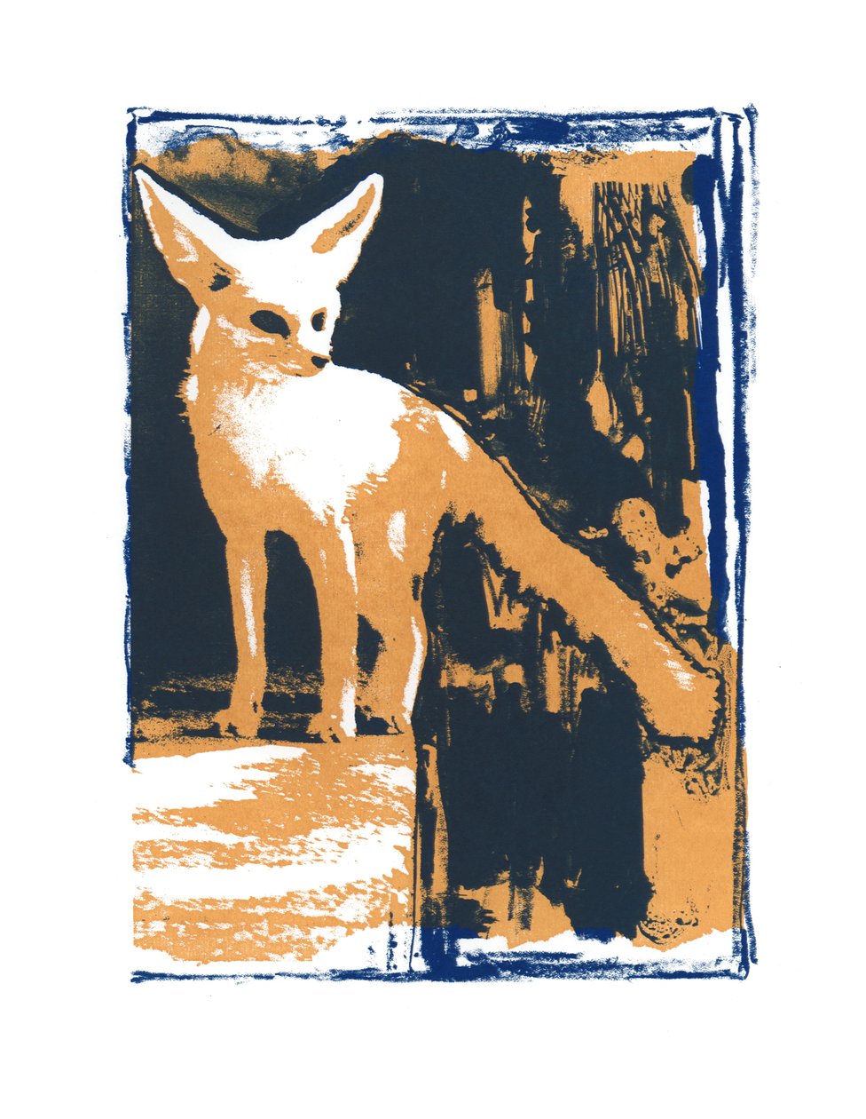 Little Desert Fox, 2015, (skjermtrykk) av Mark Adlington