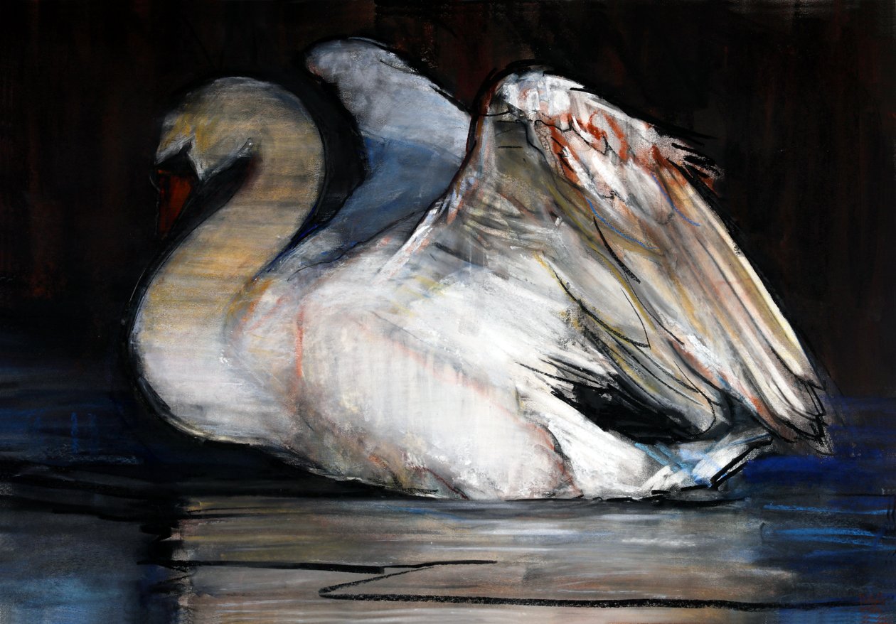 Night Swan, 2022 av Mark Adlington