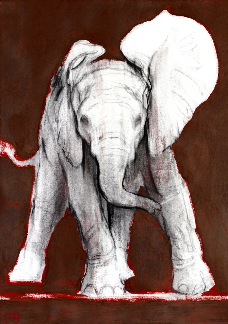 One Ear Up, 2018 av Mark Adlington