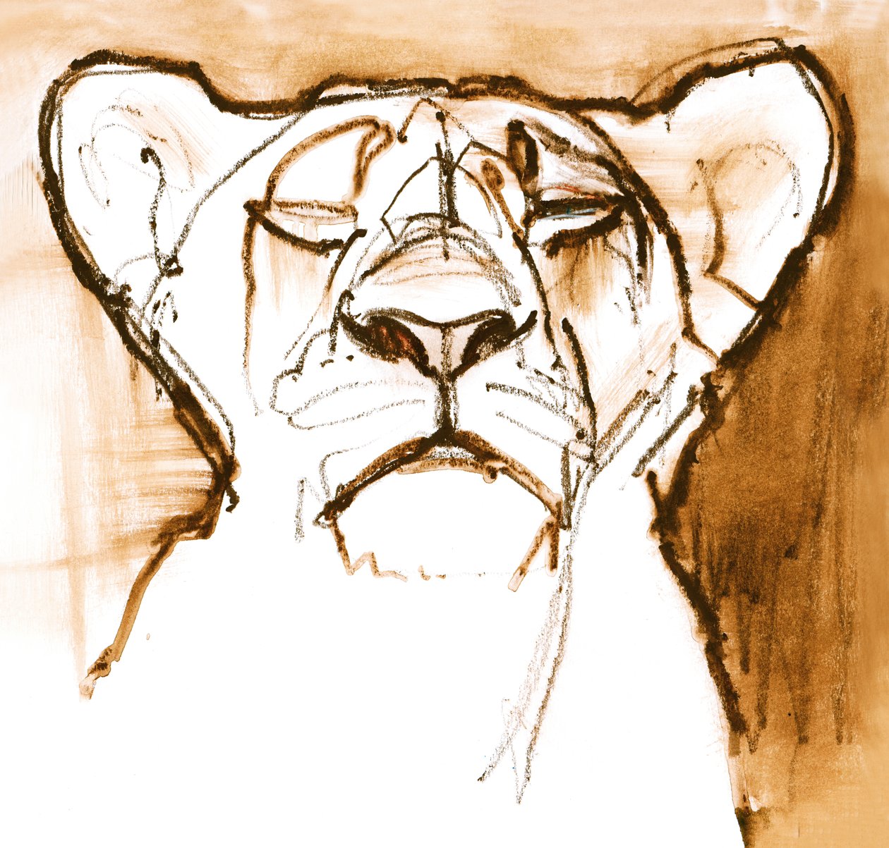 Sepia Cub, 2020 av Mark Adlington