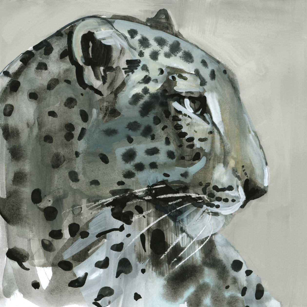 Shadow, 2015, (akvarell på papir) av Mark Adlington