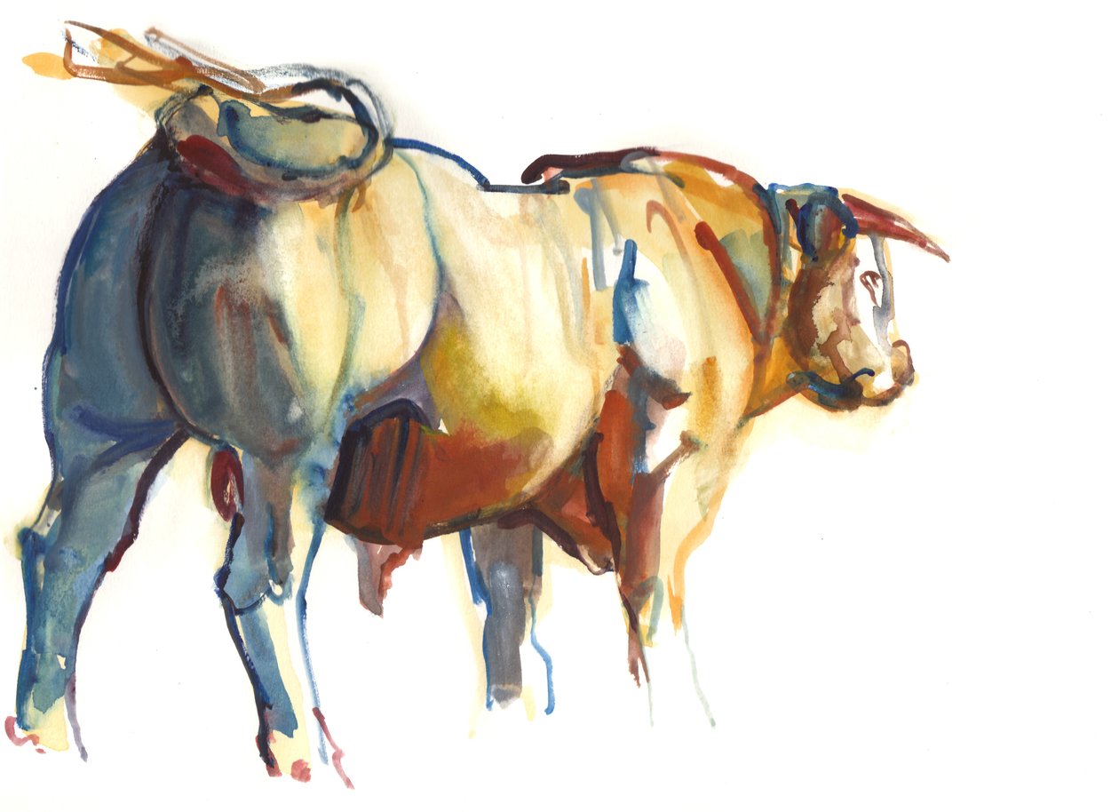 Stand Fast, 2010, (akvarell og gouache på papir) av Mark Adlington
