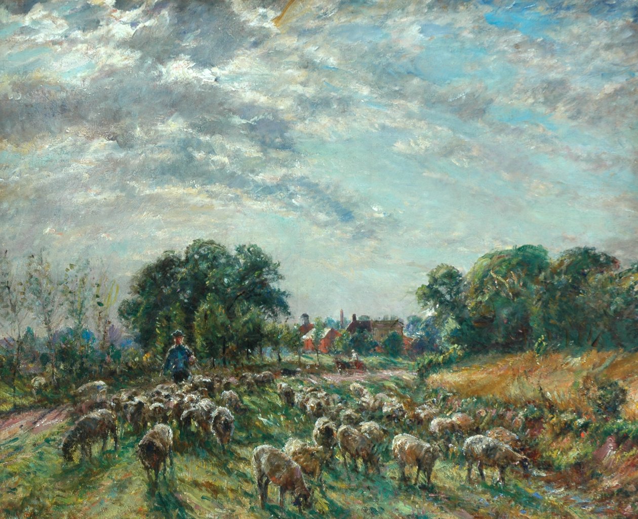 The Road to Hatfield Heath, ca. 1900 av Mark Fisher