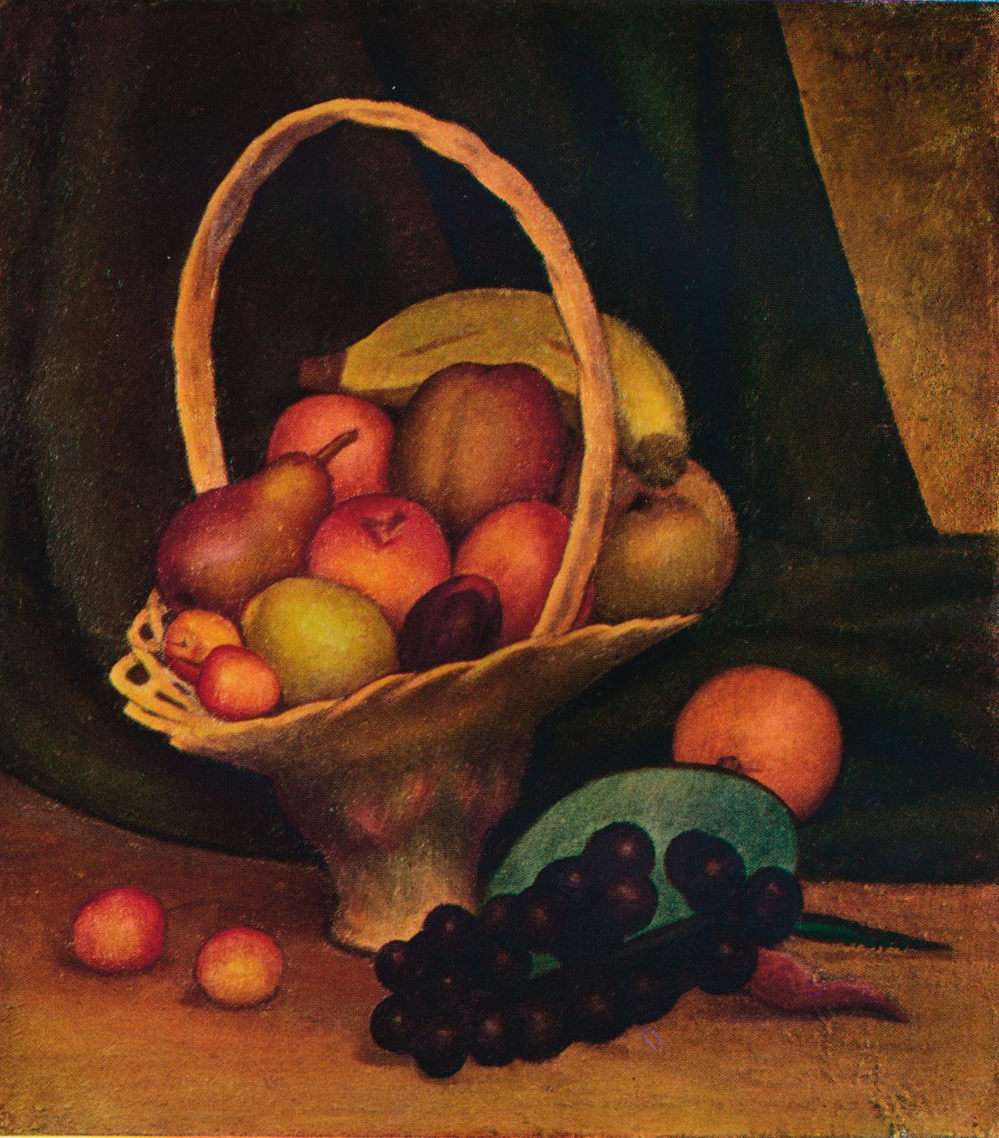 Fruktkurv, c1922 av Mark Gertler