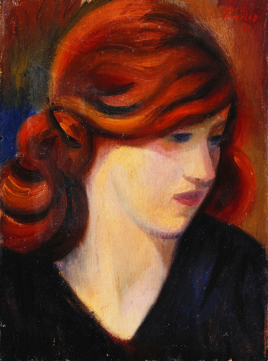Portrett av en ung jente av Mark Gertler