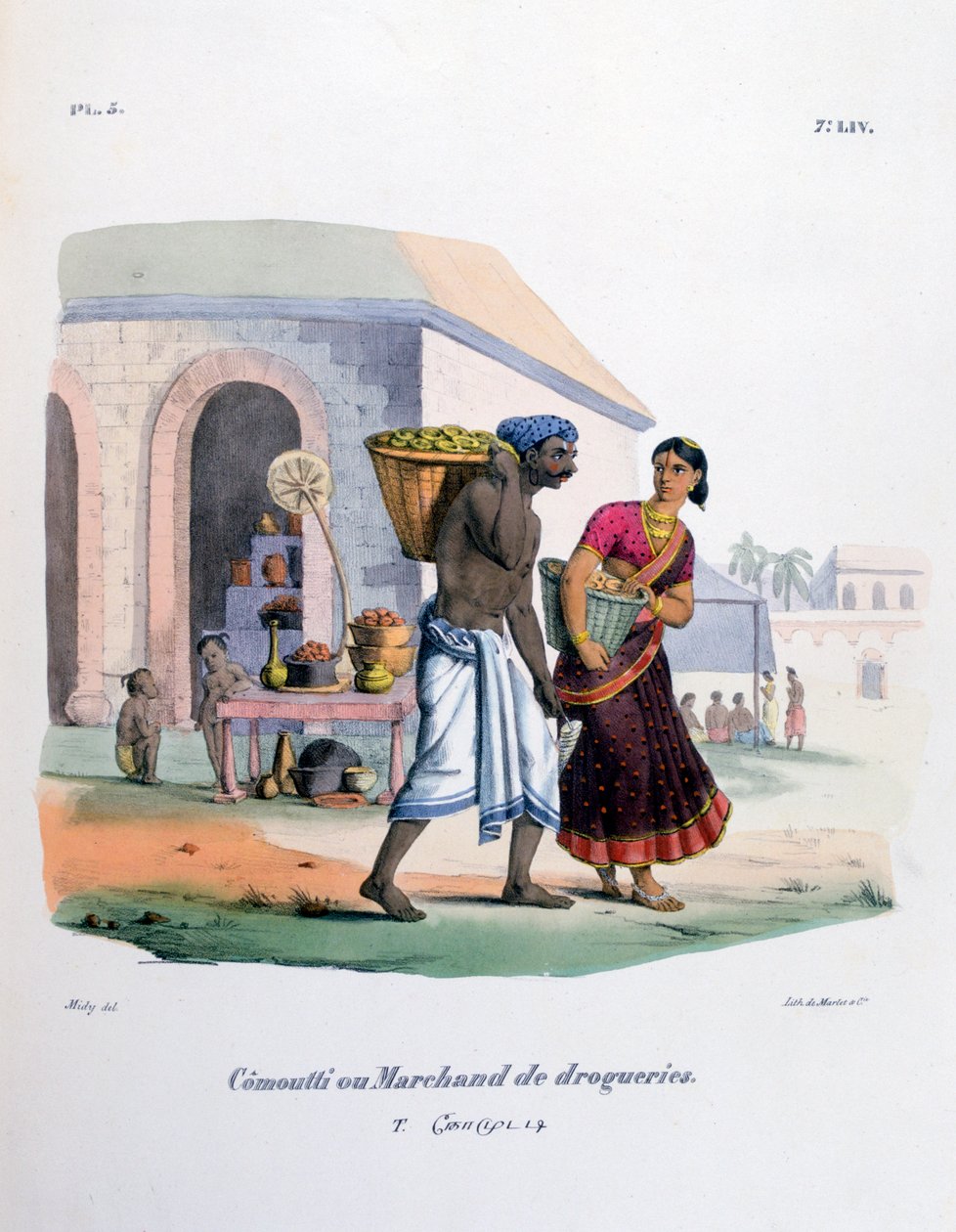 Jernvarehandler, 1828 av Marlet et Cie