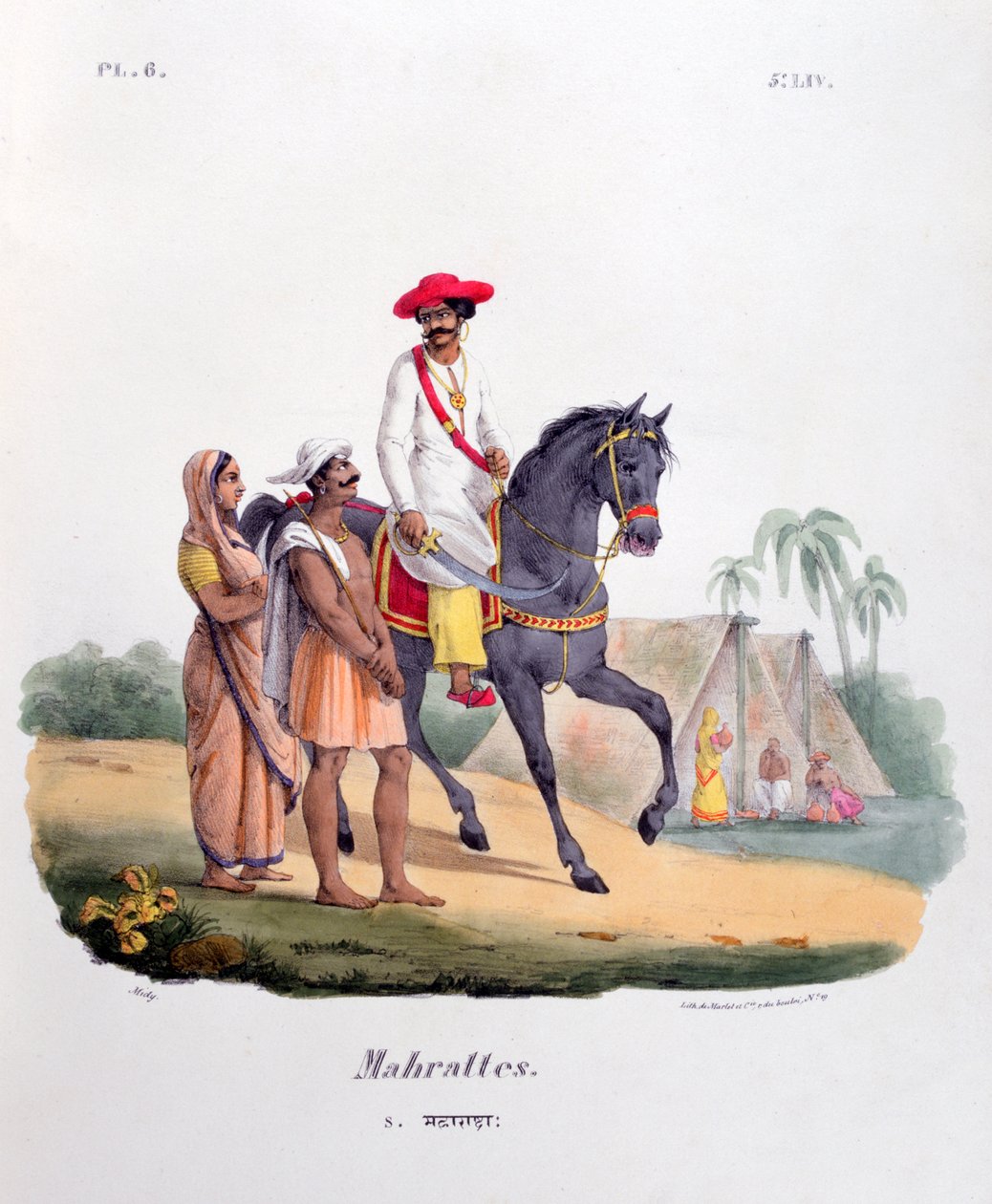 Marathas, 1828 av Marlet et Cie