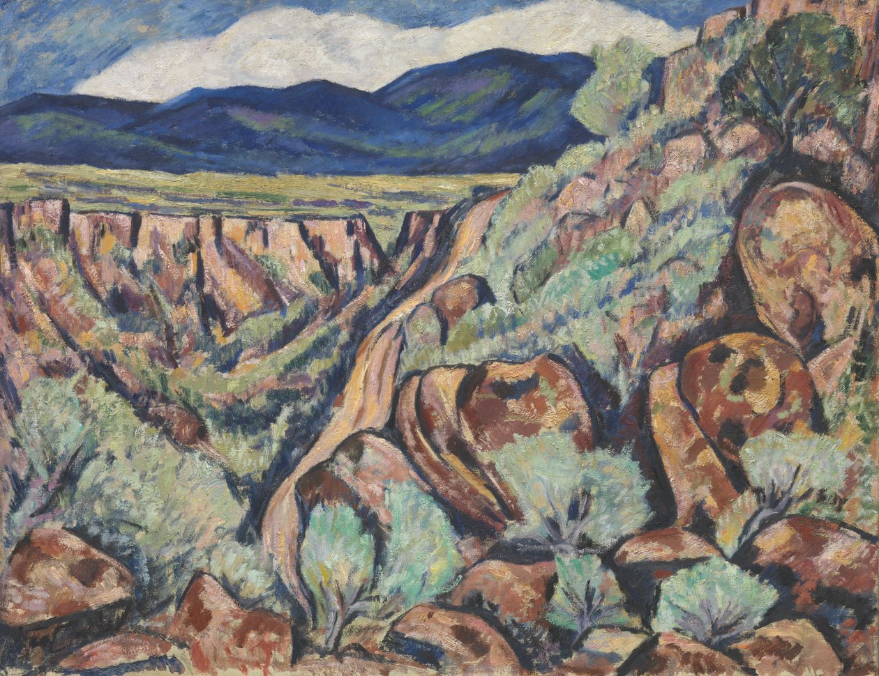 Landskap, New Mexico, 1919-20 av Marsden Hartley