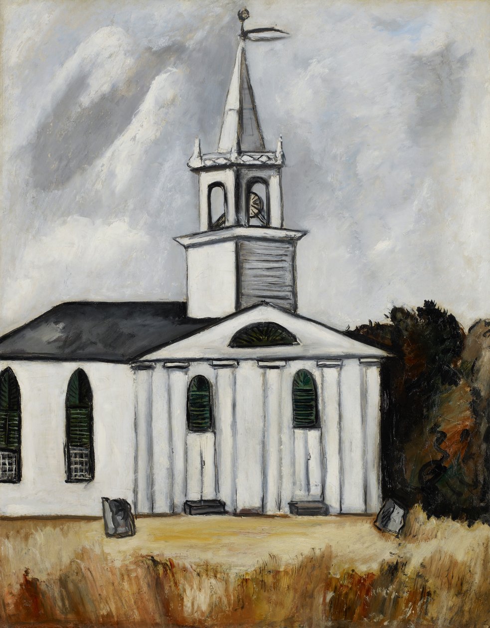 Kirke ved Head Tide #2 av Marsden Hartley